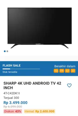 Kredit Smart TV tanpa DP 0%