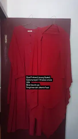 Dijual Preloved Gamis + French Khimar