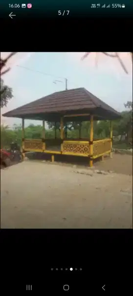 Gajebo Saung lesehan