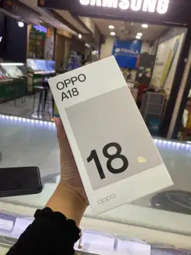 Oppo A18 murah ram 4+4/128 murah baru garansi resmi antar rumah gratis