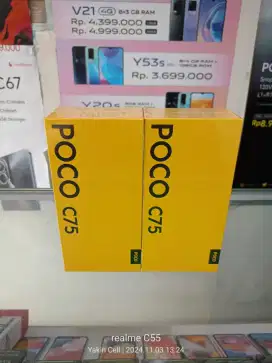 Xiaomi Poco C75 6/128 GB NFC Layar 120Hz Helio G81 Garansi Resmi