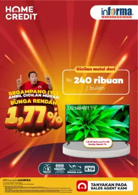 #SEGAMPANGITU BELI TV LG 32INCI PROMO BUNGA 1,77%