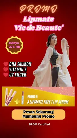 Promo 3 Lipmatte free 1 Lip Serum