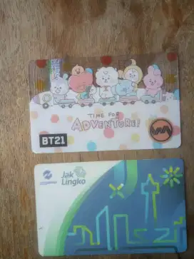 Karti jaklingko dan kartu kereta edisi terbaru bts