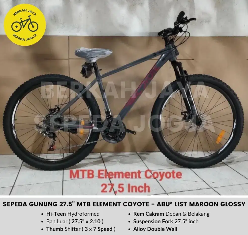 PROMO BARU Sepeda Gunung Dewasa 27,5” inch MTB Element Coyote MURAH