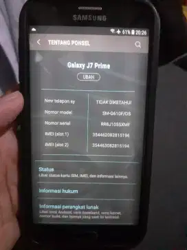 Samsung galaxy j7 prime masih ok