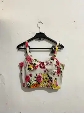 Floral crop top