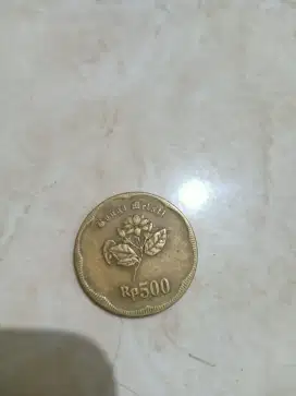 Uang 500 rupiah melati 1991