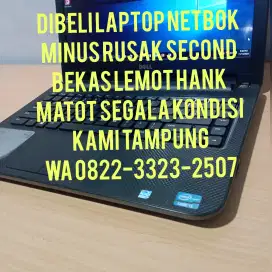 Laptop berbagai kondisi second kami terima