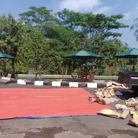 kursi taman,bangku outdoor,payung jati,meja makan bulat,kursi payung