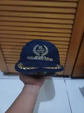 Topi Classic Isuzu 4WD Tokyo 15TH Anniversary Pembalap Racing Vintage