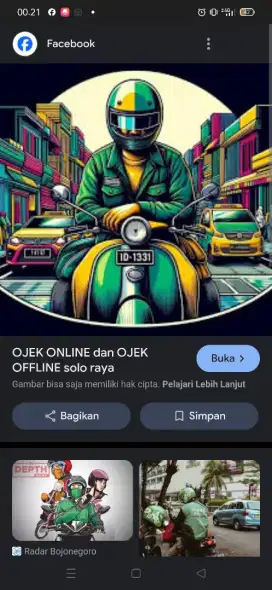 Mencari ojek offline langganan