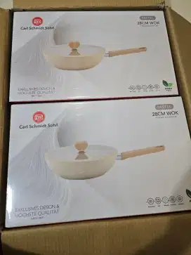 Carl Schmidt Sohn WOK 28 cm plus tutup merk Carl Schmidt Sohn German