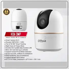 Camera cctv indoor wifi 3Mp dahua hero + Pemasangan