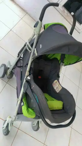 Stroller + Car Seat merk Joie (1 set)
