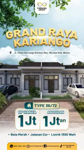 JUAL RUMAH SUBSIDI DEKAT BANDARA LAMA HASANUDDIN MKS