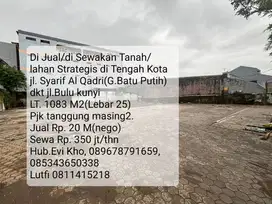 Dijual tanah di Jl. Syarif Al Qadri Makassar