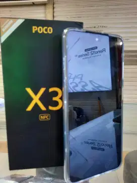 Xiaomi POCO X3 NFC lengkap komplit ram 8+3/128gb.