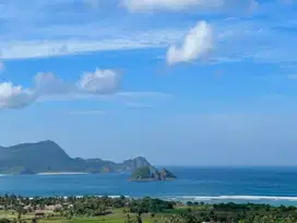 Tanah murah dekat pantai serangan Selong belanak Lombok. Full view