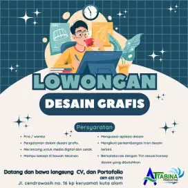 Lowongan desain grafis