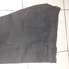 Celana hitam jeans  karet