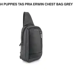 HUSH PUPPIES TAS PRIA ERWIN CHEST BAG GRAY