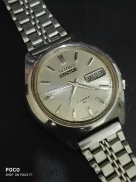 SEIKO 5 ACTUS 21J JDM REF. 7019-8010 Circa 1975 SALMON DIAL