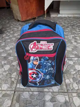 Tas Troli Anak SD Edisi Marvel Capt. America