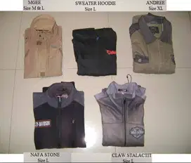 Jual Borongan Jaket Pria (Mgee , Claw , Andree , Nafa Stone)