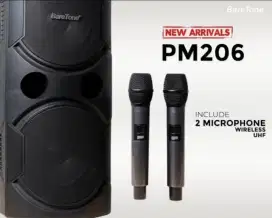 Speaker aktif portable baretone pm206 pm 206 original resmi