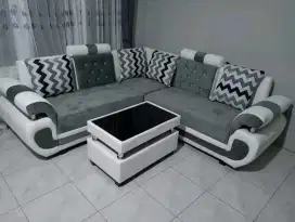 Sofa sudut ruang tamu