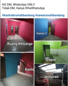 Di kontrakan Rumah Tahunan 3 Kamar Tidur, Masuk Gang Akses Motor