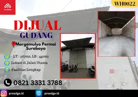 Dijual Gudang 441m2 Murah di Jalan Utama Margomulyo Permai Surabaya