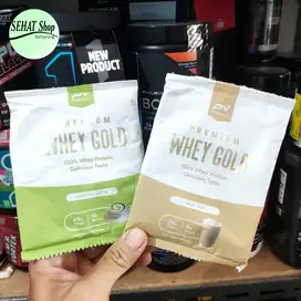 Provus Premium Whey Gold Sachet - Whey Protein Suplemen Fitness Gym