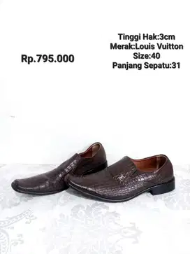 Sepatu Louis Vuitton Size 40
