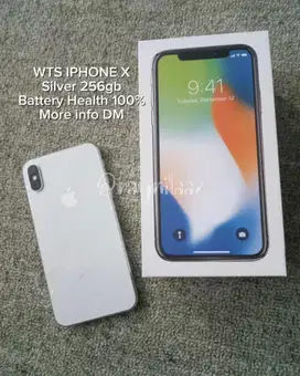 IPHONE X 256gb - Silver