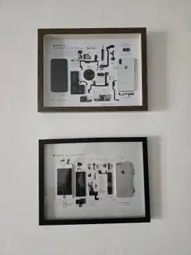 Pajangan Koleksi HP Estetik iPhone 6 iPhone X Asli Wall Decor