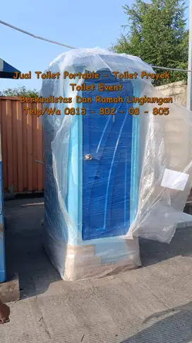 Toilet Portable, Toilet Darurat Toilet Fiberglas Praktis Mudah Dipinda