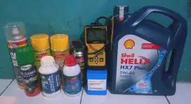 PROMO PAKET SERVIS TUNE UP CARBON GURAH MESIN GANTI OLI DAN FILTER OLI
