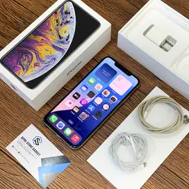 IPHONE XS MAX 512 SILVER | INTER UNIT LAMA FULL SET ORI