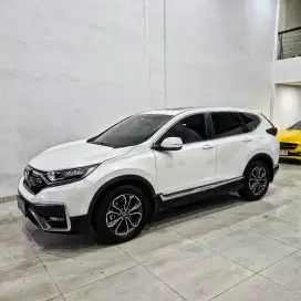 (TDP 38JT) CR-V Turbo PRESTIGE Sensing CVT 2021 / 2022 Putih honda crv