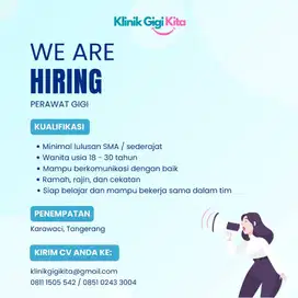 Loker Perawat Gigi