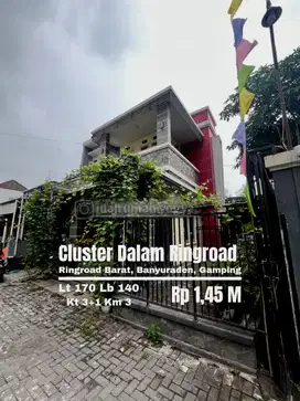 Rumah luas murah cluster dalam ringroad dekat ke malioboro