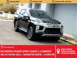 [ KM ANTIK 19RB ] Mitsubishi Pajero Sport Dakar 2.4 AT Hitam 2021/2022