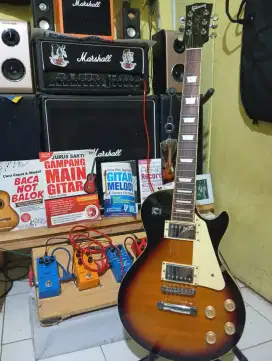 Gitar Gibson Lespaul Gitar Pajangan Koleksi Pribadi FREE Ampli JOYO.