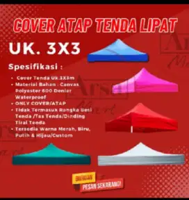 COVER/ATAP TENDA LIPAT