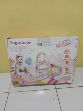 DIJUAL SUGAR BABY ALL IN 1 PIANO PLAYMATE WARNA PINK