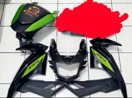 body ninja rr new hijau hitam