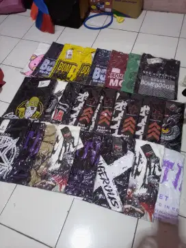 Kaos Distro Bahan Bagus Adem all size Khusus Minimal 6 pcs