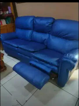 Sofa Recliner kulit Asli